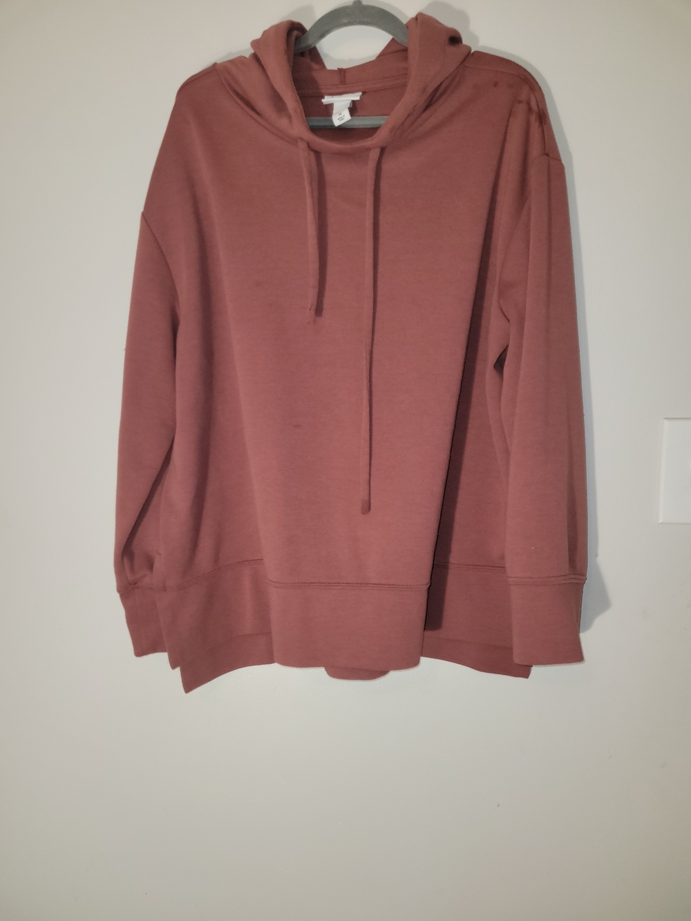 Ava & Viv Dusty Rose Pullover Hoodie